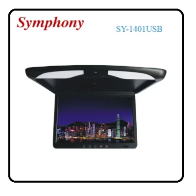 Symphony 14" FLIP DOWN LED BACKLIGHT MONITOR - SY-1401USB - Symphony