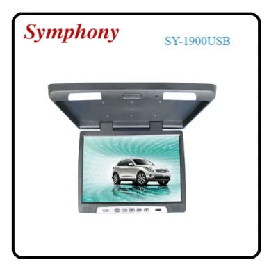 Symphony 18.5" ROOF MOUNT MONITOR WITH I-DUAL AV INPUT 24V BLACK& GRAY  - SY-1900USB - Symphony